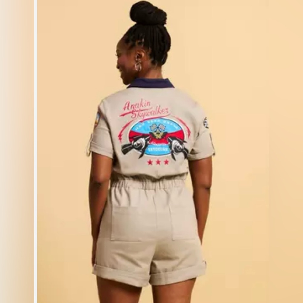 Star Wars Beige and Navy Jumpsuit - Picture 2 of 13